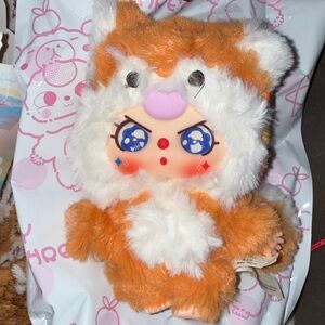 Baby Three BB3 De Lovely Plush Pendant - Fox w/ Special Rare Eyes